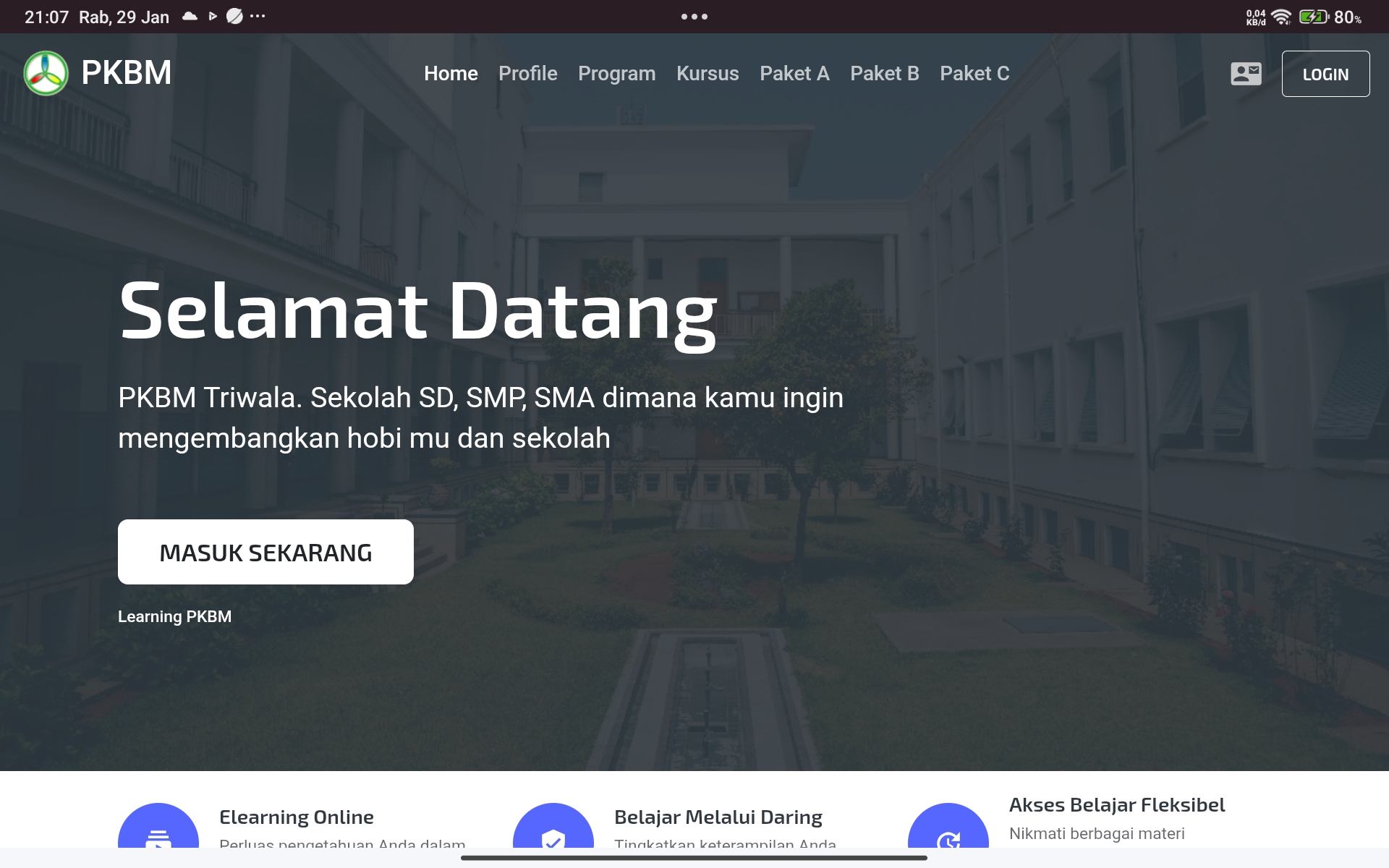 Pembaruan Website PKBM